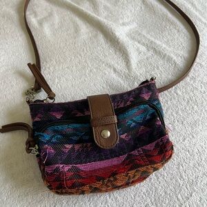 Colorful Patterned Crossbody Bag